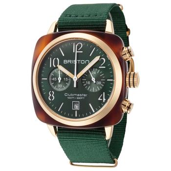 Briston品牌, 商品 周冬雨同款布里斯顿 Clubmaster金圈英伦绿中性腕表, 价格¥358图片