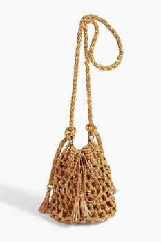 推荐Saco Jasmin crochet bucket bag商品