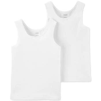 Carter's | Little and Big Girls Cotton Tank Tops, Pack of 2,商家Macy's,价格¥63
