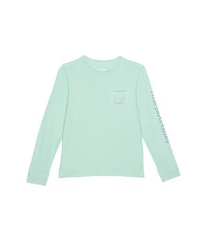 Vineyard Vines价格, Vineyard Vines | Long Sleeve Vintage Whale Pocket T-Shirt (Toddler/Little Kids/Big Kids)商品图片 