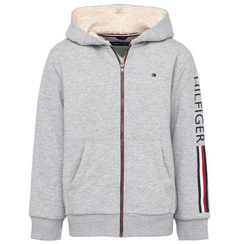 Tommy Hilfiger | Little Boys Signature Stripe Sherpa Long Sleeves Hoodie商品图片,7.4折