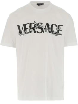 Versace | Versace Logo Printed Crewneck T-Shirt 4.1折起, 独家减免邮费