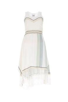 推荐Koché Lace-Detailed Sleeveless Dress商品