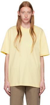 商品Essentials | Yellow Flocked T-Shirt,商家SSENSE,价格¥230图片