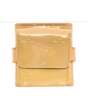 lv手链多少钱, [二手商品] Louis Vuitton | Louis Vuitton Beige Vernis Leather Lafayette Street Coin Purse Bracelet商品图片 5折