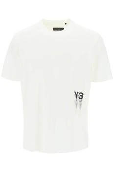 推荐Y-3 t-shirt with gradient logo print商品