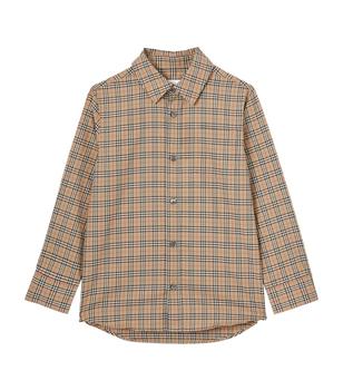 burberry童装, Burberry | Small-Scale Check Shirt (3-14 Years)商品图片 