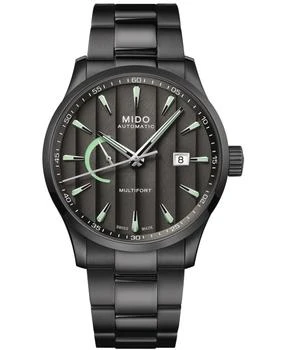 MIDO | Mido Multifort Power Reserve Anthracite Dial Black Steel Men's Watch M038.424.33.061.00 6.4折