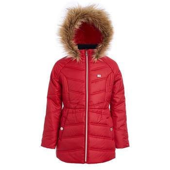 商品Tommy Hilfiger | Big Girls Puffer Jacket With Faux Fur Hood,商家Macy's,价格¥426图片