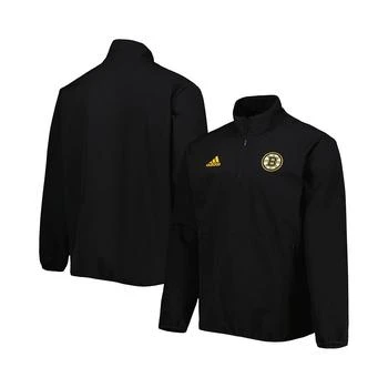 Adidas | Men's Black Boston Bruins COLD.RDY Quarter-Zip Jacket 