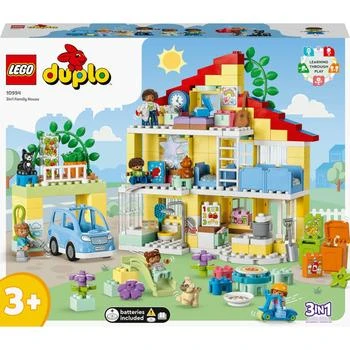 LEGO | LEGO DUPLO 3in1 Family House Toy for Toddlers Aged 3+ (10994),商家Zavvi US,价格¥1363