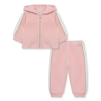 Little Me | Baby Girls Shine Hoodie and Pant, 2 Piece Set 7折