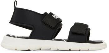 Kenzo | Kids Black Velcro Sandals,商家Ssense US,价格¥634