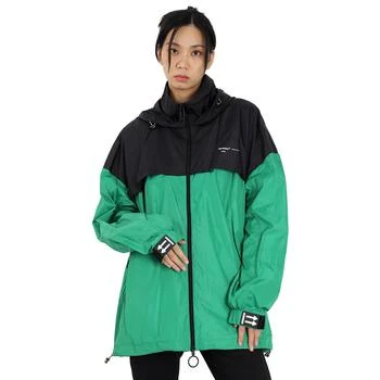 推荐Off-White Green / White River Trail Lightweight Jacket, Size Medium商品