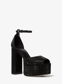 Michael Kors | Maxine Crystal Embellished Platform Sandal,商家Michael Kors,价格¥1363