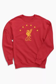 男装Urban Outfitters, Urban Outfitters | Liverpool LFC Stars Logo Crew Neck Sweatshirt商品图片 额外9.5折, 额外九五折