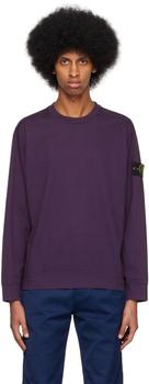Stone Island | Purple Patch Long Sleeve T-Shirt商品图片,