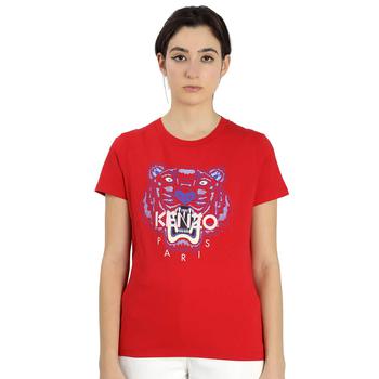 推荐Kenzo Ladies Short-sleeve Tiger Cotton T-shirt, Brand Size Small商品