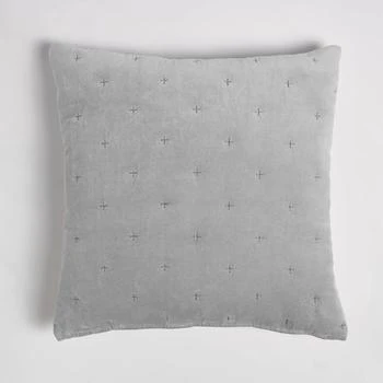 in homeware | ïn home Cotton Velvet Cushion - Silver - 50x50cm,商家The Hut,价格¥52