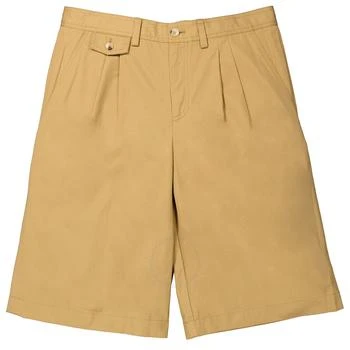 推荐Burberry Brown Cotton Twill Icon Stripe Detail Tailored Shorts, Brand Size 44  (Waist Size 29.5")商品