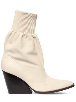 kenzo鞋正品, Kenzo | 85mm Leather Ankle Boots商品图片 5.4折
