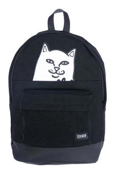 RIPNDIP | Lord Nermal Corduroy Backpack - Black商品图片,满$1享7.5折, 满折
