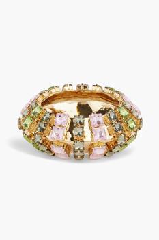 商品Valentino | Gold-tone crystal bracelet,商家THE OUTNET US,价格¥3487图片
