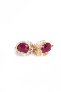 商品A Blonde and Her Bag | Torrey Ring in Ruby 14k Gold Fill / Sterling Silver 6 / 14K GOLD FILLED,商家Verishop,价格¥294图片