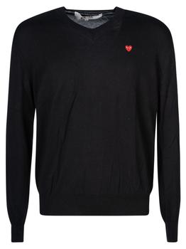 推荐Comme des Garçons Shirt Boy Heart Embroidered Rib Sweatshirt商品