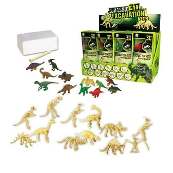 AZ Trading & Import | Dinosaur Skeleton Fossil Excavation Kit - Pack of 12,商家Premium Outlets,价格¥290