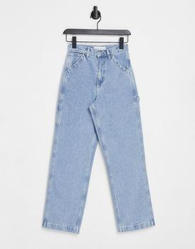 Topshop | Topshop Carpenter jeans in bleach商品图片,4折