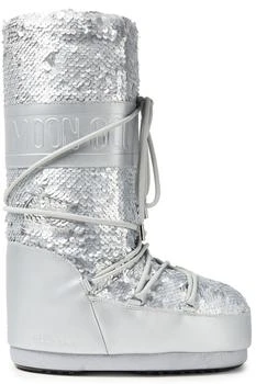 Moon Boot | Sequined shell snow boots,商家THE OUTNET US,价格¥6664