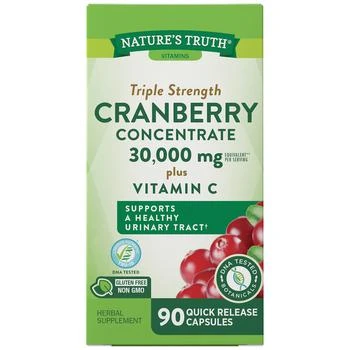 Nature's Truth | Ultra Triple Strength Cranberry Concentrate 30,000mg Plus Vitamin C,商家Walgreens,价格¥110