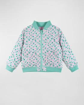 Andy & Evan | Girl's Reversible Cotton Bomber Jacket, Size 2T-6X,商家Neiman Marcus,价格¥546