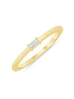 Saks Fifth Avenue | 14K Yellow Gold & 0.05 TCW Diamond Band Ring,商家Saks OFF 5TH,价格¥2460