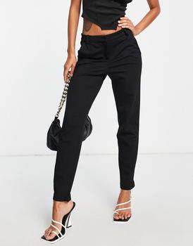 更多VERO MODA, VERO MODA | Vero Moda jersey cigarette trousers in black商品图片 