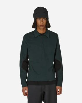 推荐Half Zip Polo Sweater Forest Green商品