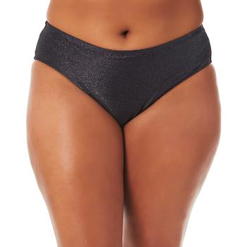California Waves | California Waves Trendy Plus Size Metallic Bikini Bottoms, Created for Macy's商品图片,4折