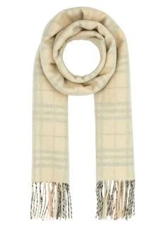 Burberry | Burberry Checked Reversible Fringed-Edge Scarf,商家Cettire,价格¥2997