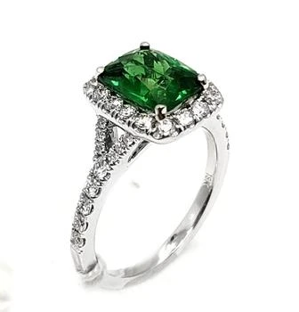 Andreoli | 18K White Gold Tsavorite and Diamond Ring,商家Neiman Marcus,价格¥66713