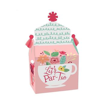 商品Big Dot of Happiness | Floral Let's Par-Tea - Treat Box Party Favors - Garden Tea Party Goodie Gable Boxes - Set of 12,商家Macy's,价格¥129图片