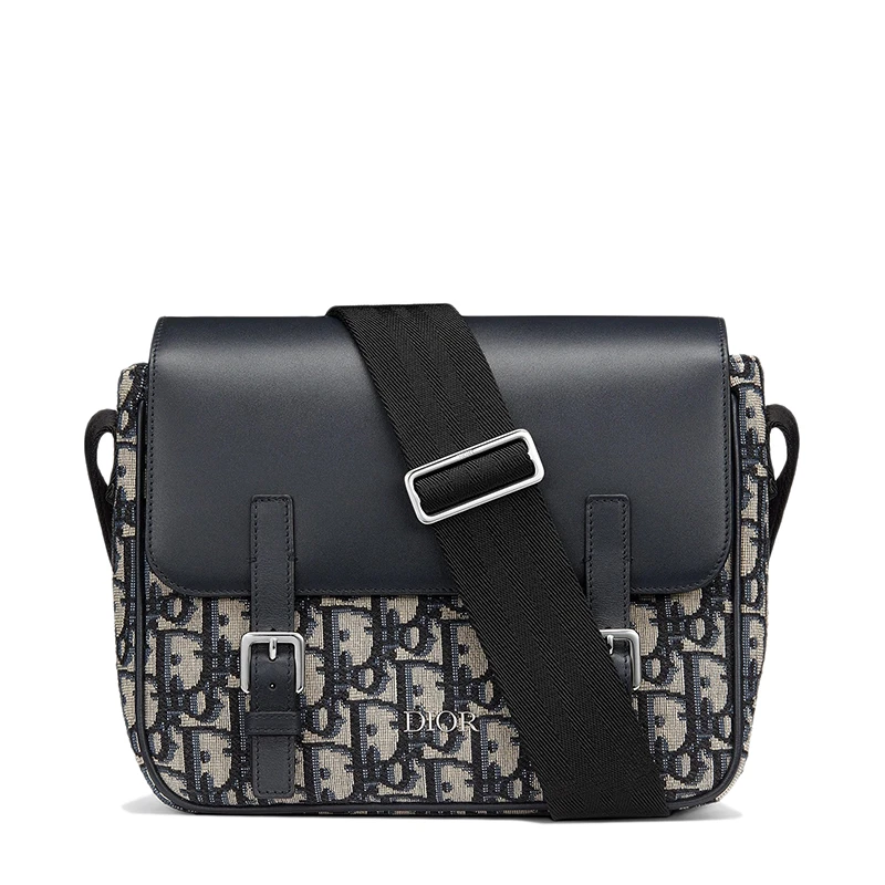 Dior | DIOR/迪奥 21年春夏款MESSENGER 儿童Oblique帆布配小牛皮翻盖单肩斜挎邮差包,商家VP FRANCE,价格¥11834