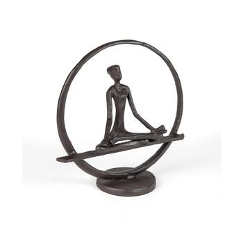Danya B | Yoga Meditation Circle Cast Iron Sculpture,商家Macy's,价格¥332