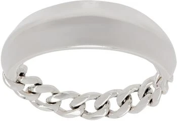 Bottega Veneta | Silver Chain Detail Ring,商家SSENSE,价格¥3556