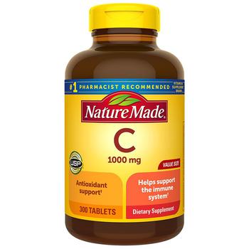 Nature Made | 维生素C片1000mg 300片商品图片,满二免一, 满$40享8.5折, 满折, 满免