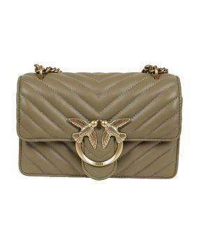 pinko bag链条包, PINKO | Love Mini Icon Chevron Chain Linked Shoulder Bag商品图片 