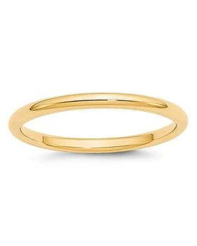 Bloomingdale's | Men's 2mm Comfort Fit Band Ring in 14K Yellow Gold - 100% Exclusive,商家Bloomingdale's,价格¥3227