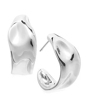 And Now This | Silver, Gold Plated Brass Hoop Earring,商家Macy's,价格¥206