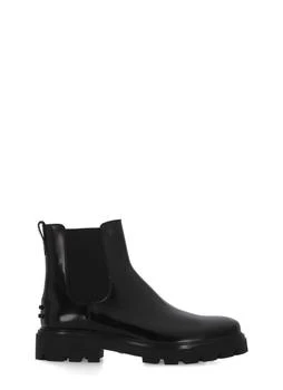 Tod's | Black Leather Ankle Boot 7折