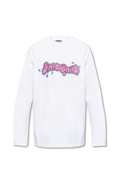 Jacquemus | Jacquemus Logo Printed Long Sleeved T-Shirt商品图片,9.1折起